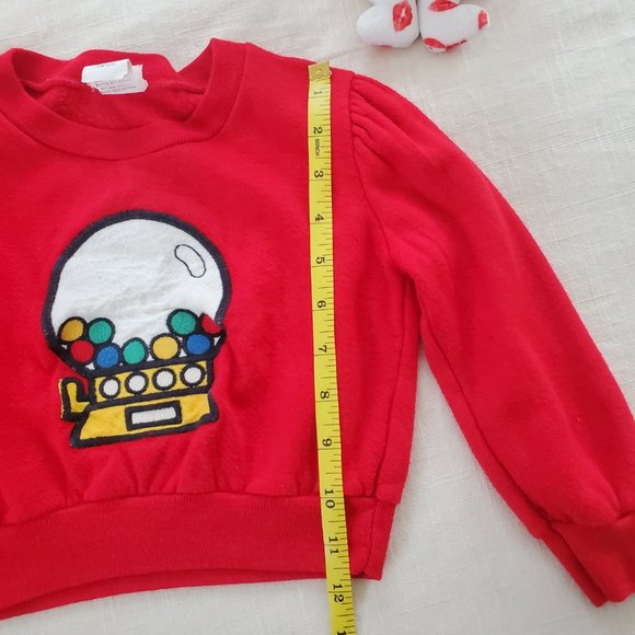 Vintage Gumball Machine Sweater 2t/3t - Picture 5 of 8